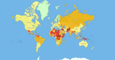 Travel-Risk-Map mostra le Nazioni del Mondo dove è più Pericoloso Viaggiare
